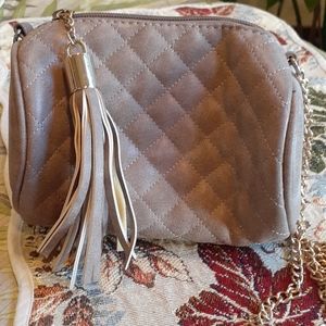 Faux Suede Crossbody